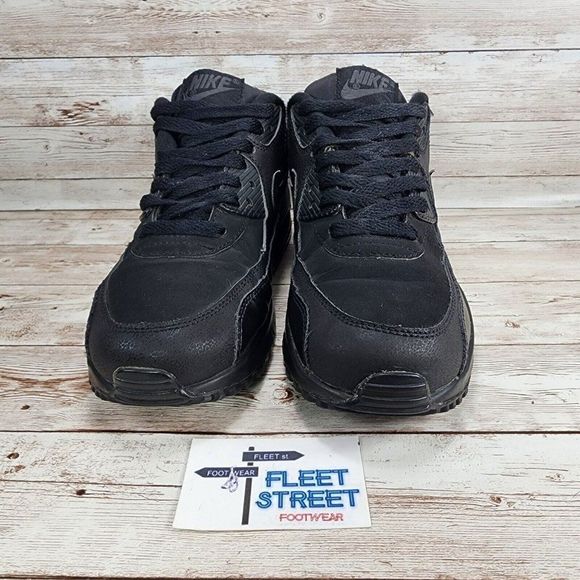 Nike Air Max 90 GS Triple BlackSneaker Boy's Kids Size 4.5y Women's 6 - Picture 2 of 8